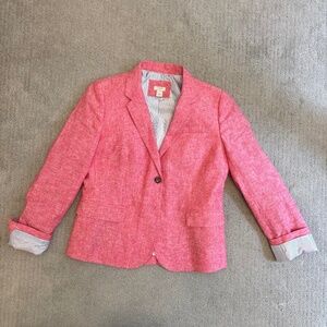 J. Crew, Women's Blazer, Pink, Size 10